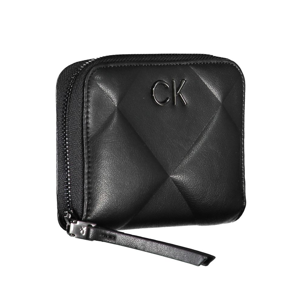 Portofel elegant Calvin Klein Sleek RFID securizat cu portofel pentru monede