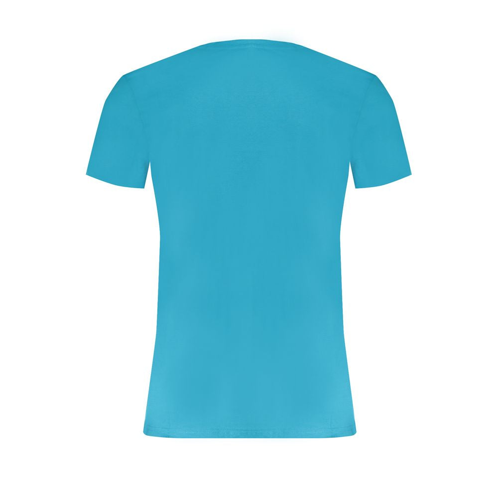 Trussardi Light Blue Cotton Men T-Shirt