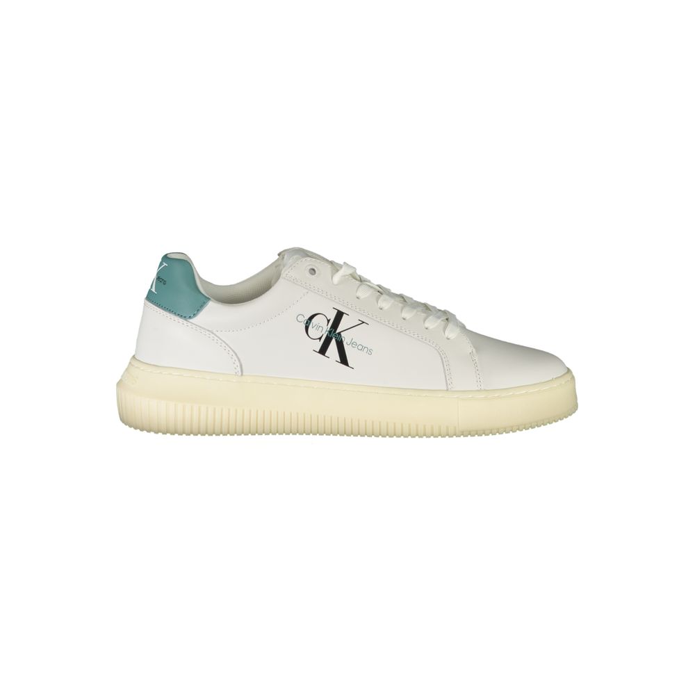 Calvin Klein – Elegante weiße Sneakers mit umweltbewusstem Design