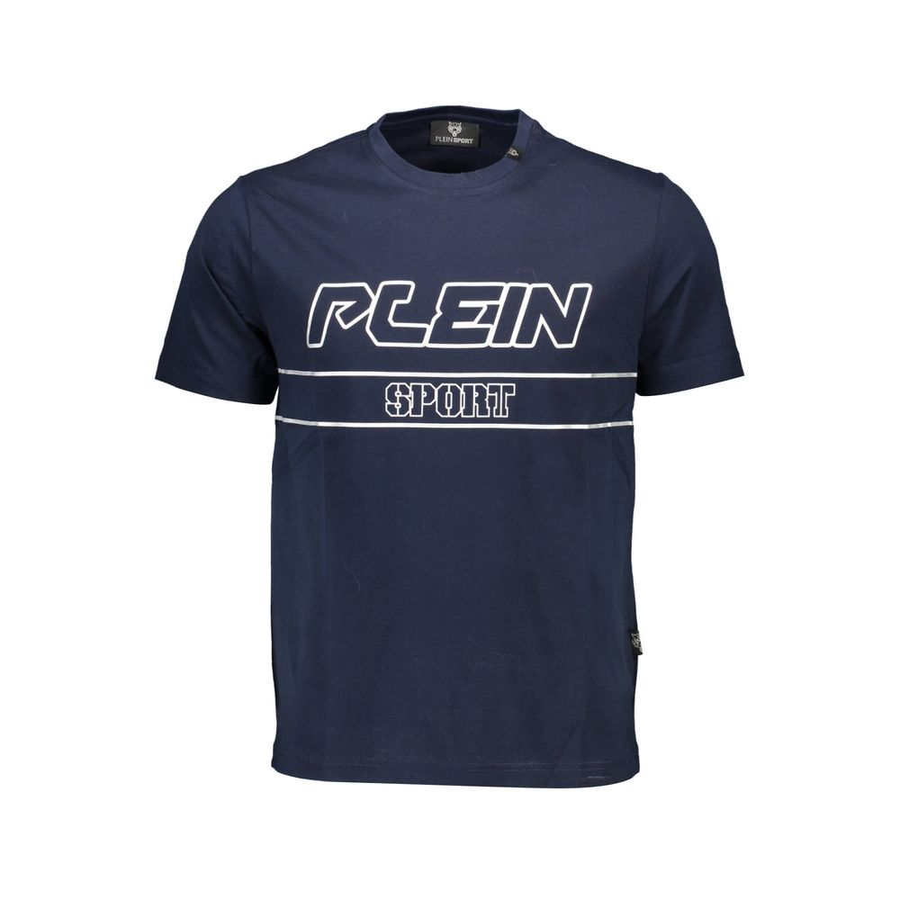 Tricou Plein Sport albastru din bumbac pentru bărbați