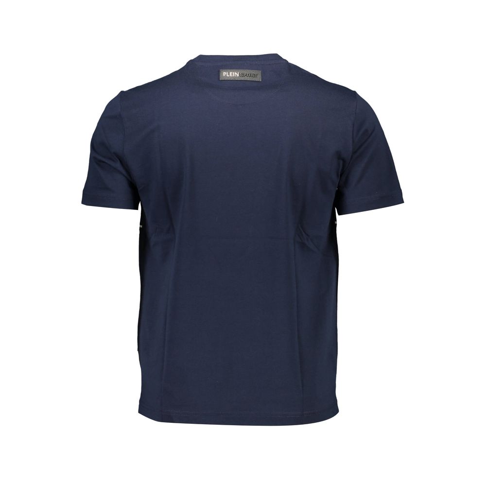 Tricou Plein Sport albastru din bumbac pentru bărbați
