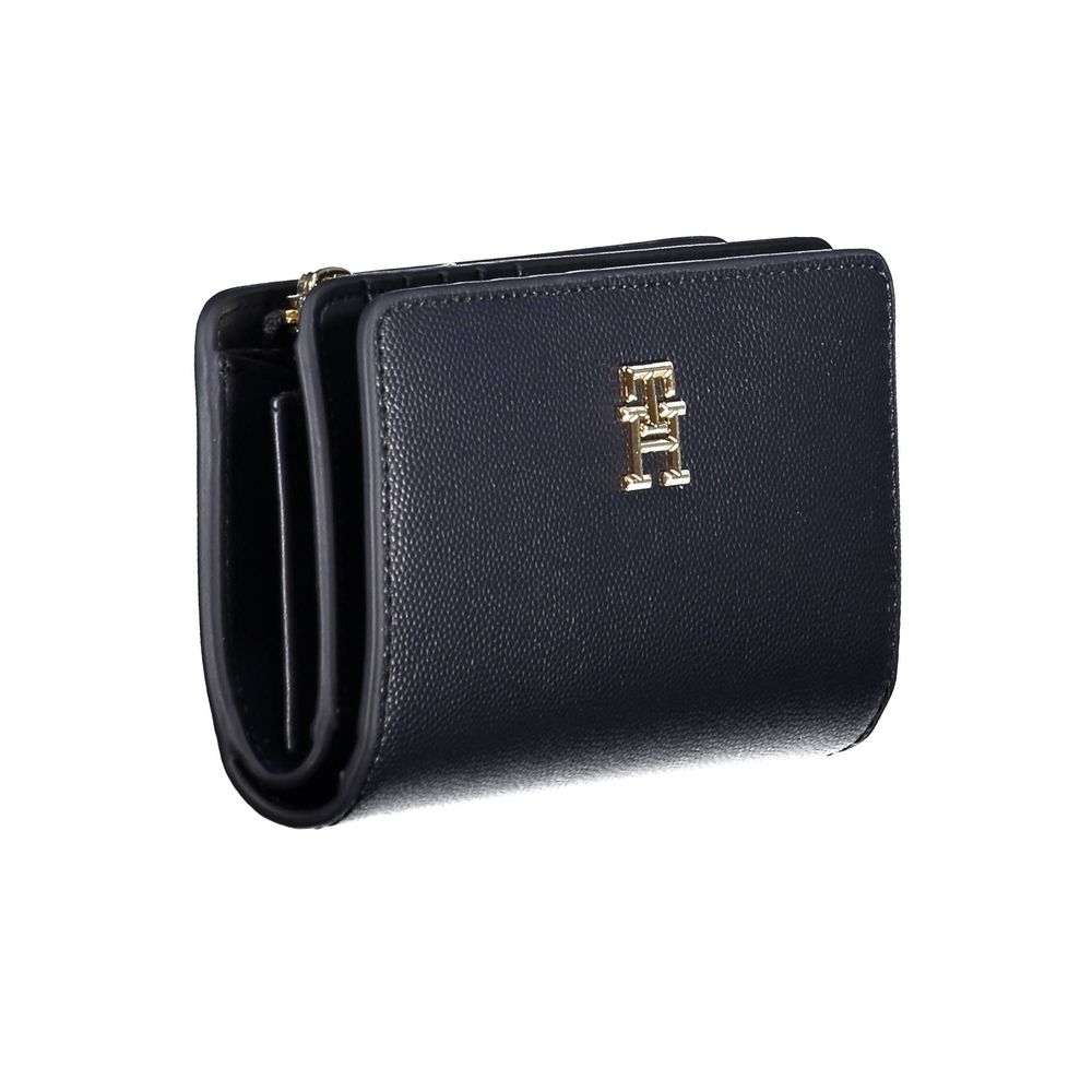 Portofel din polietilenă albastru Tommy Hilfiger pentru femei
