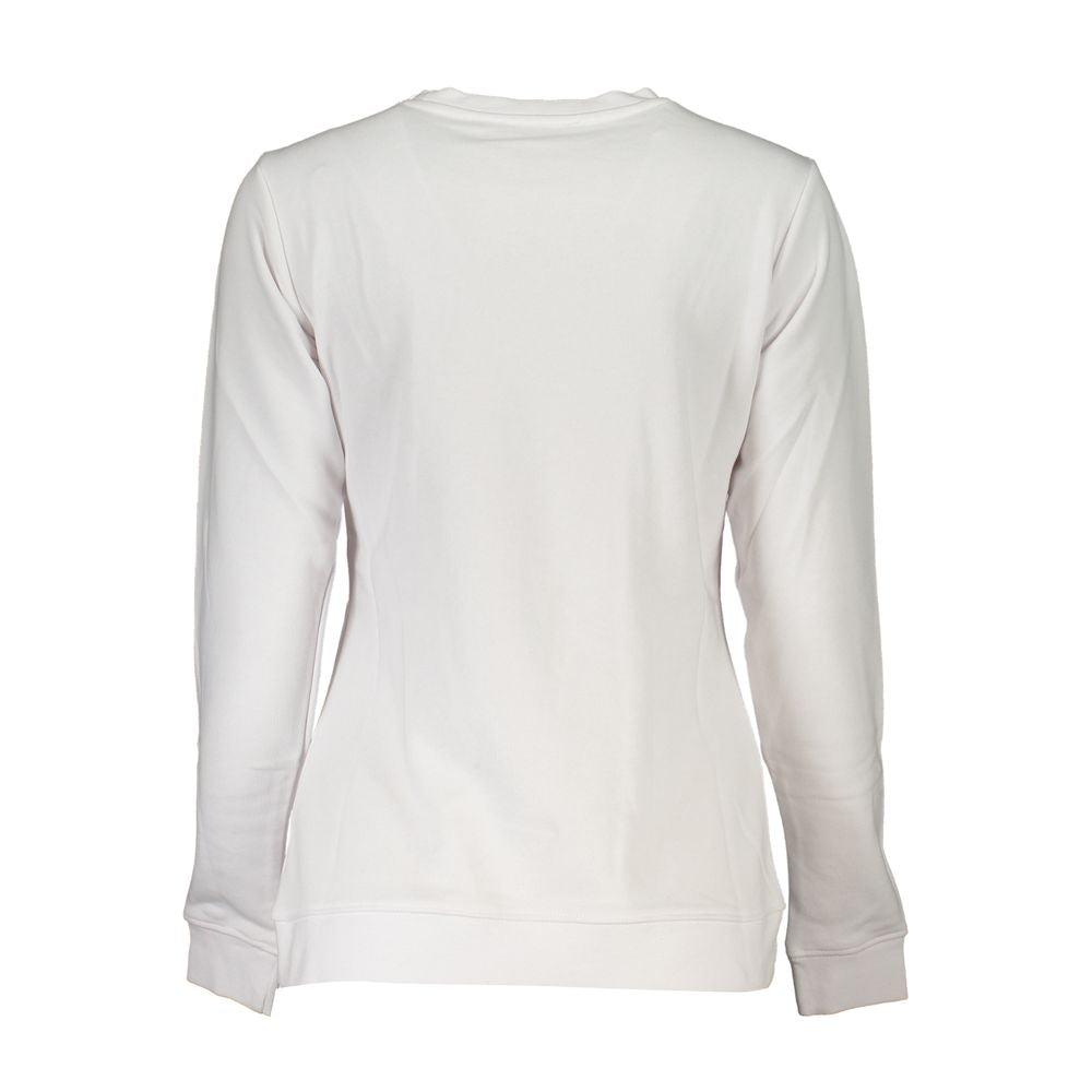Weißer Baumwollpullover von Cavalli Class