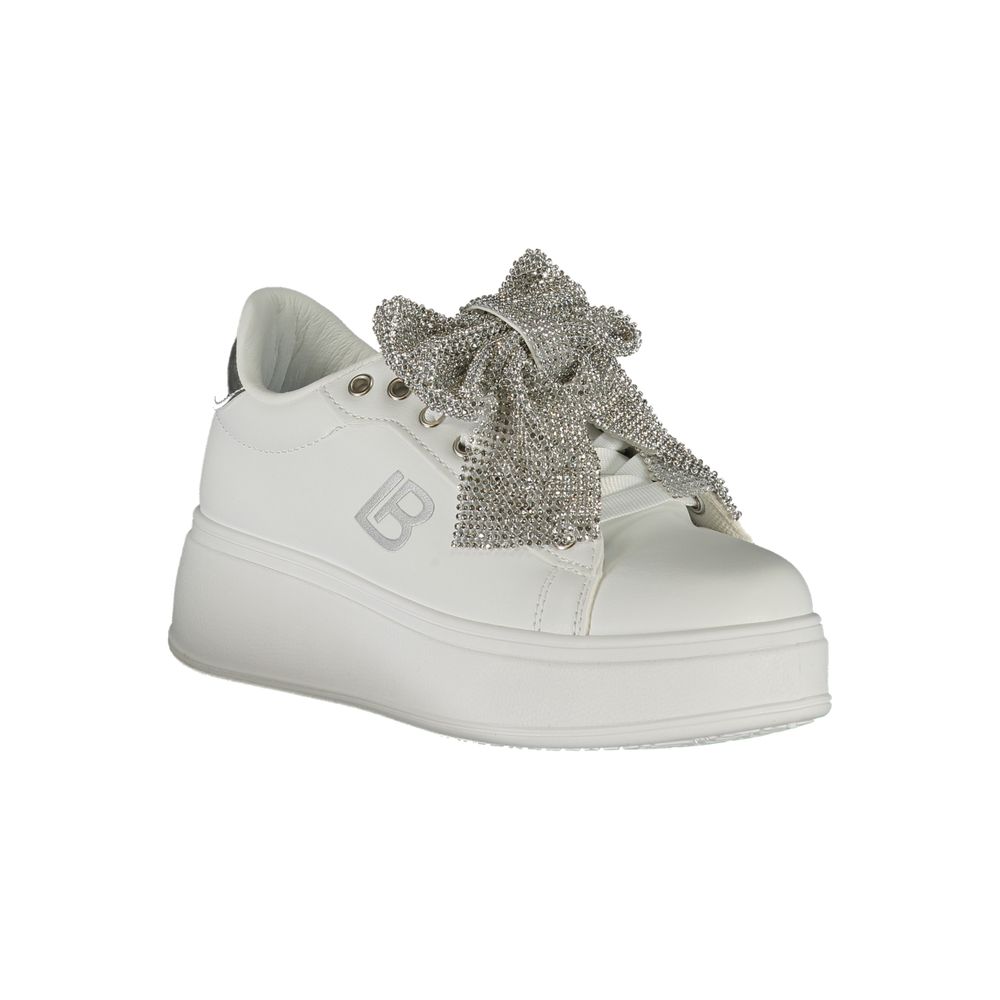 Laura Biagiotti Weiße Synthetik Damen Sneaker