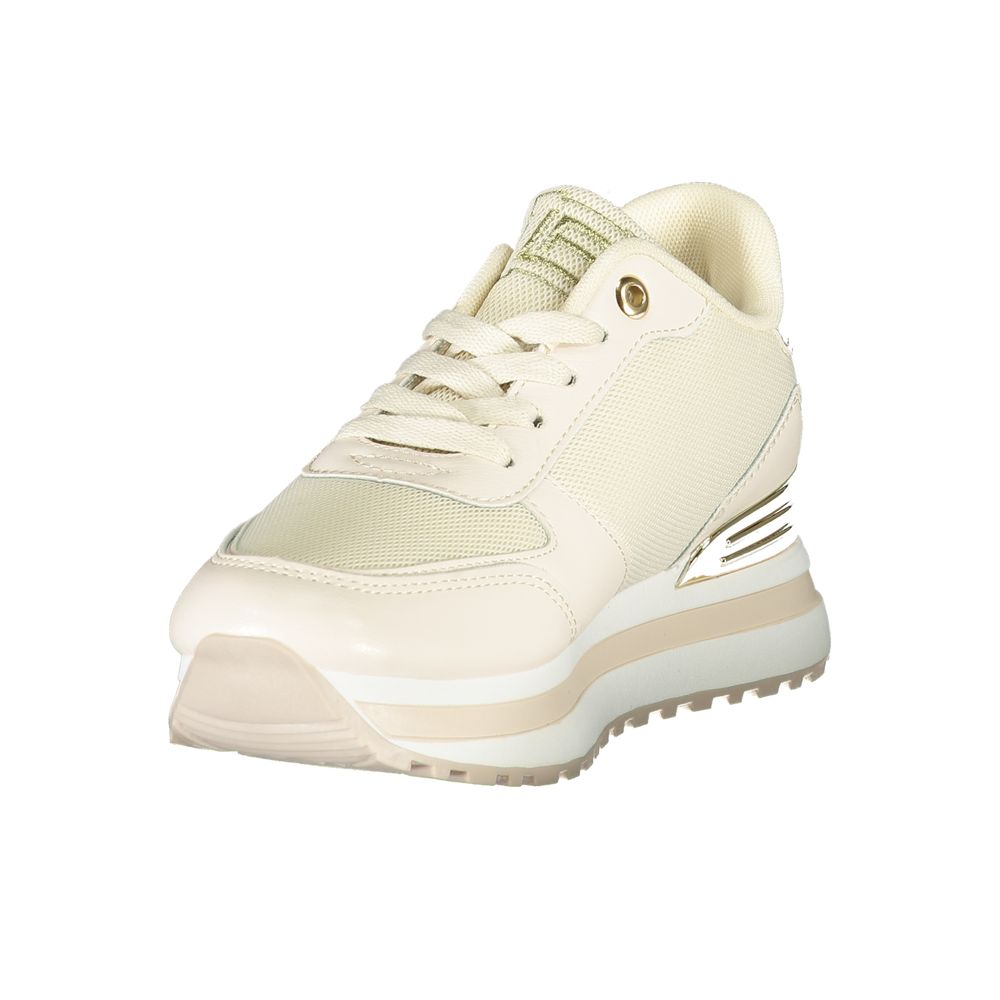 Laura Biagiotti Beige Polyester Damen Sneaker
