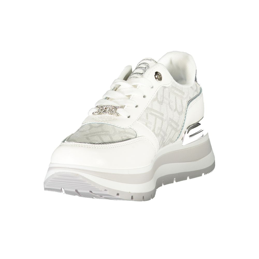 Laura Biagiotti Weiße Polyester Damen Sneaker