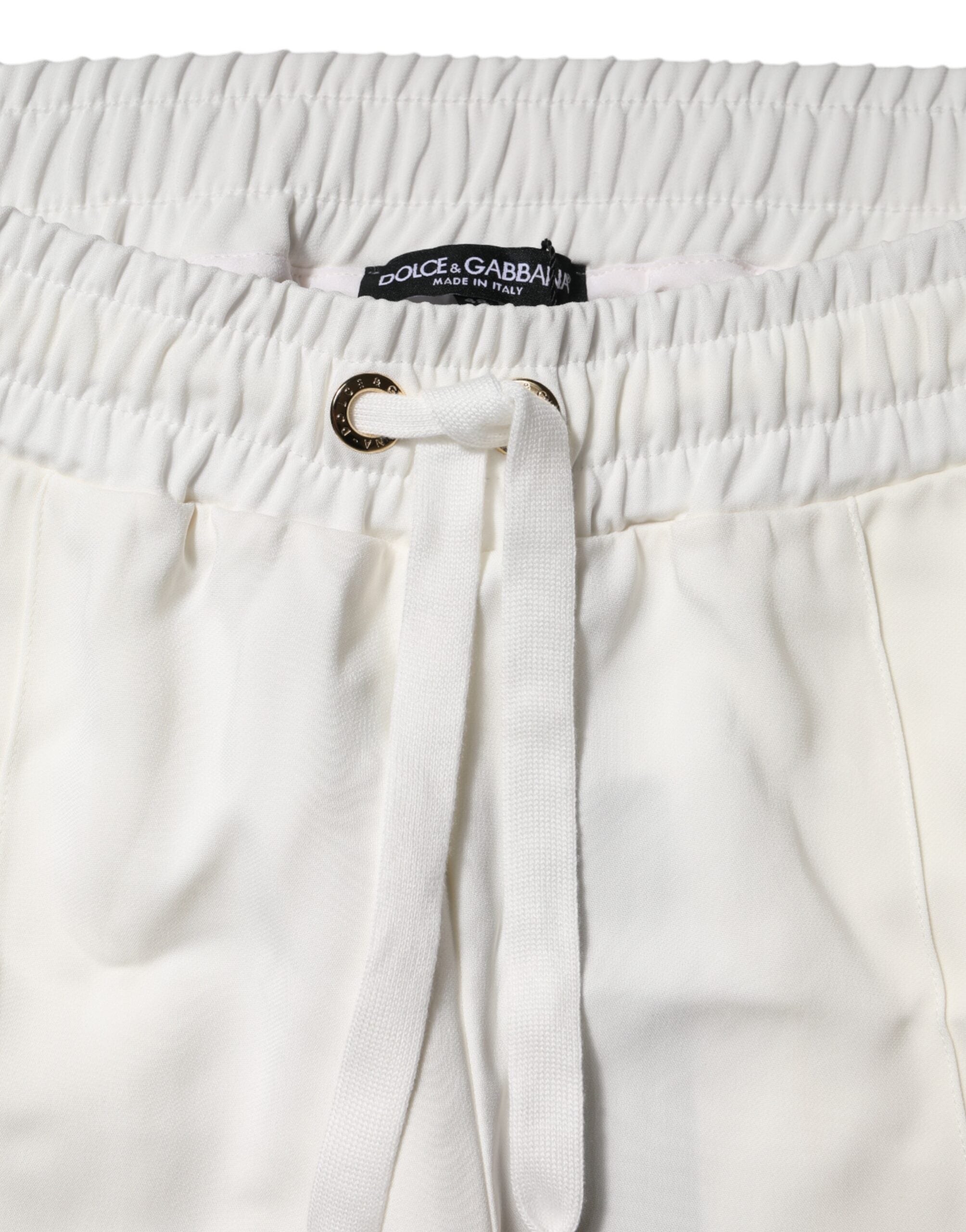 Dolce & Gabbana – Weiße Jogginghose