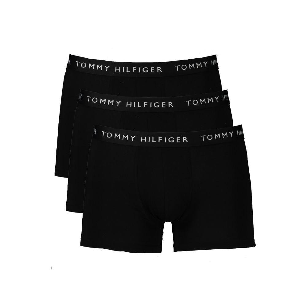 Tommy Hilfiger – Schwarze Herren-Boxershorts aus Baumwolle