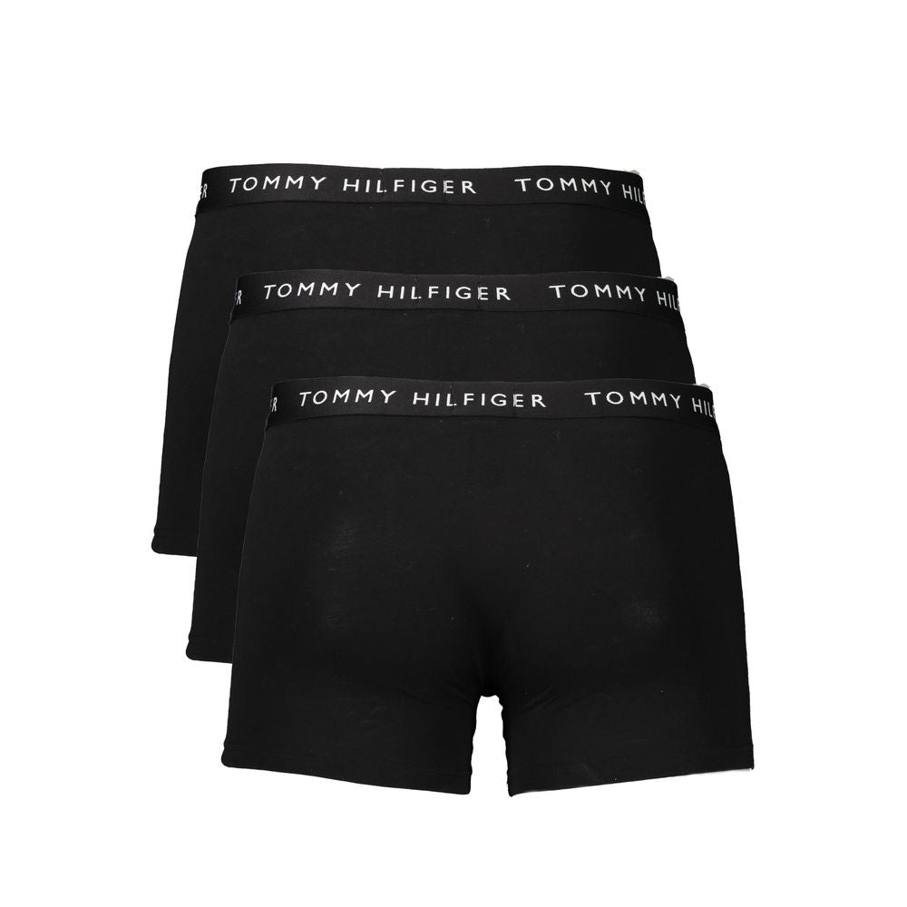 Tommy Hilfiger – Schwarze Herren-Boxershorts aus Baumwolle