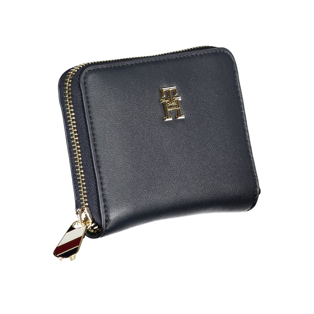 Portofel albastru din poliester Tommy Hilfiger