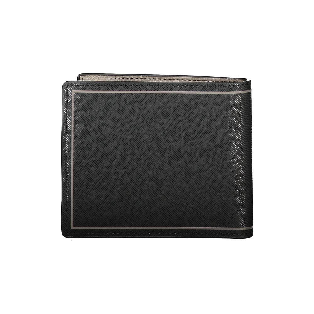 Tommy Hilfiger – Schwarze Lederbrieftasche