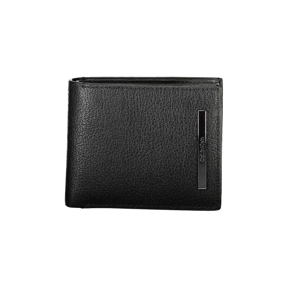 Calvin Klein Schwarze Lederbrieftasche