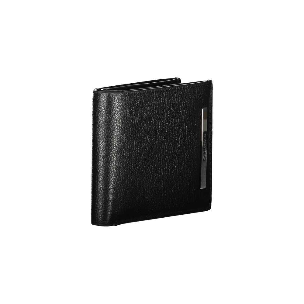 Calvin Klein Schwarze Lederbrieftasche