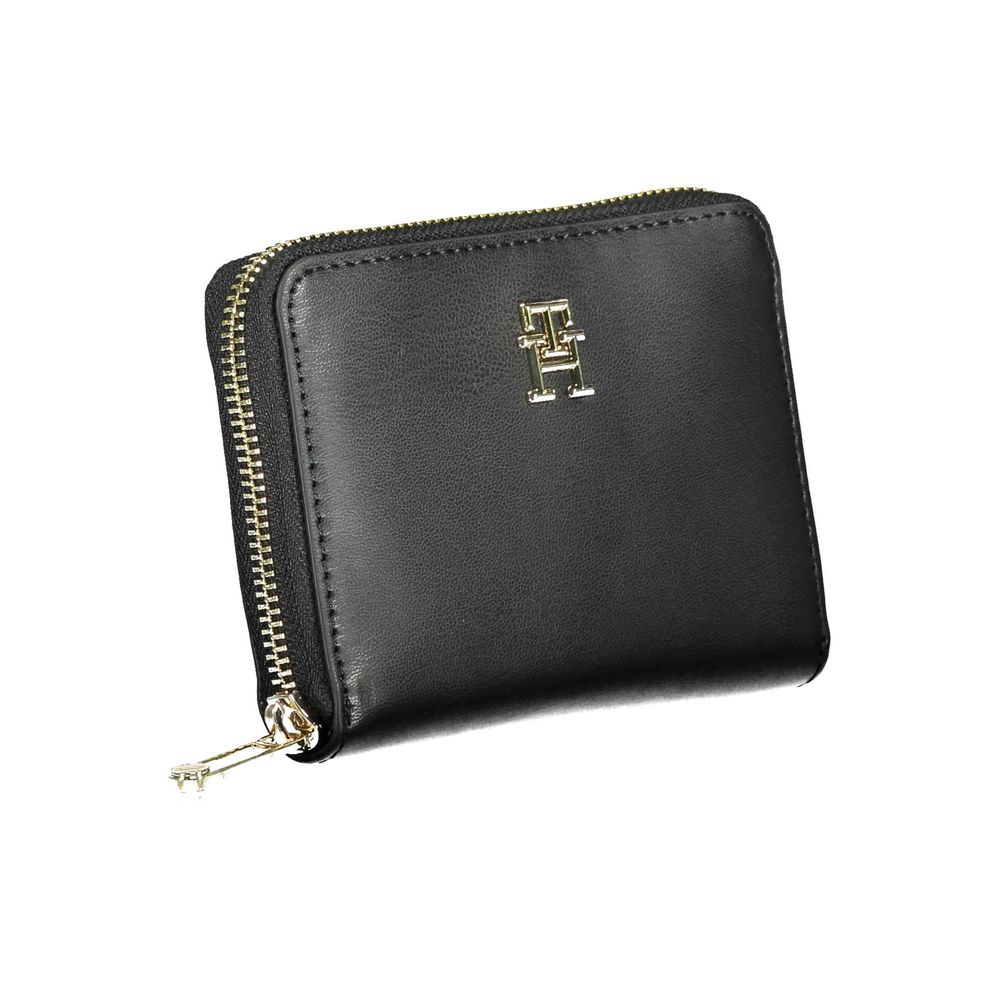 Portofel din polietilenă negru Tommy Hilfiger