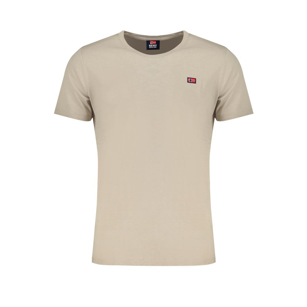 Norwegen 1963 Beiges Baumwoll-T-Shirt