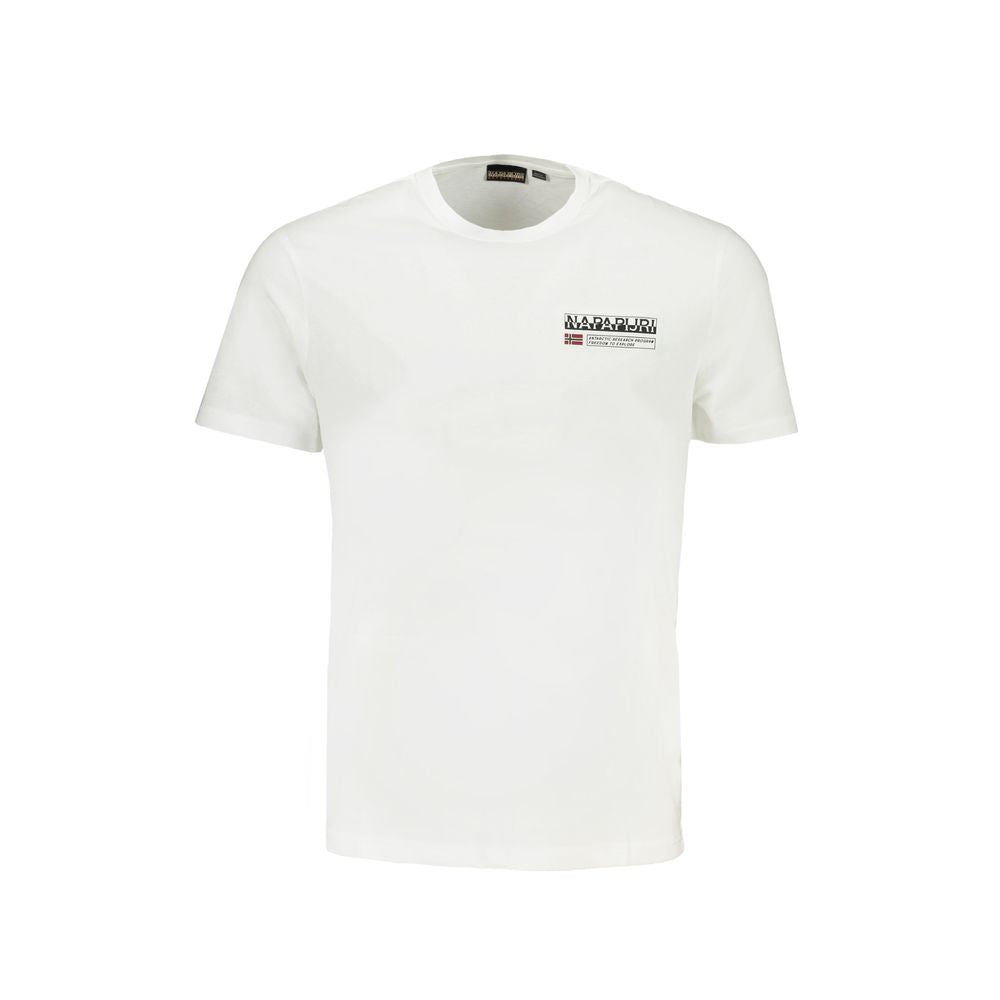 Napapijri – Weißes Baumwoll-T-Shirt