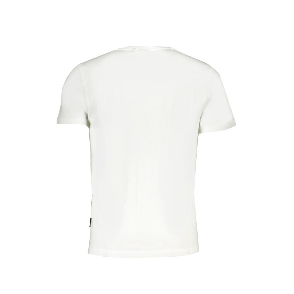 Napapijri – Weißes Baumwoll-T-Shirt