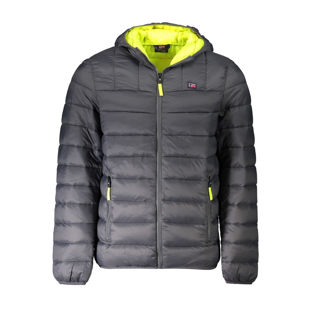 Norwegen 1963 Graue Polyamid-Herrenjacke