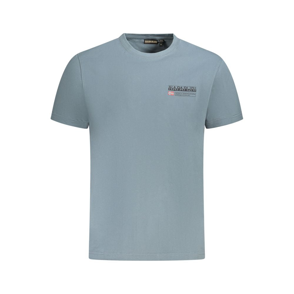 Napapijri Braunes Herren-T-Shirt aus Baumwolle