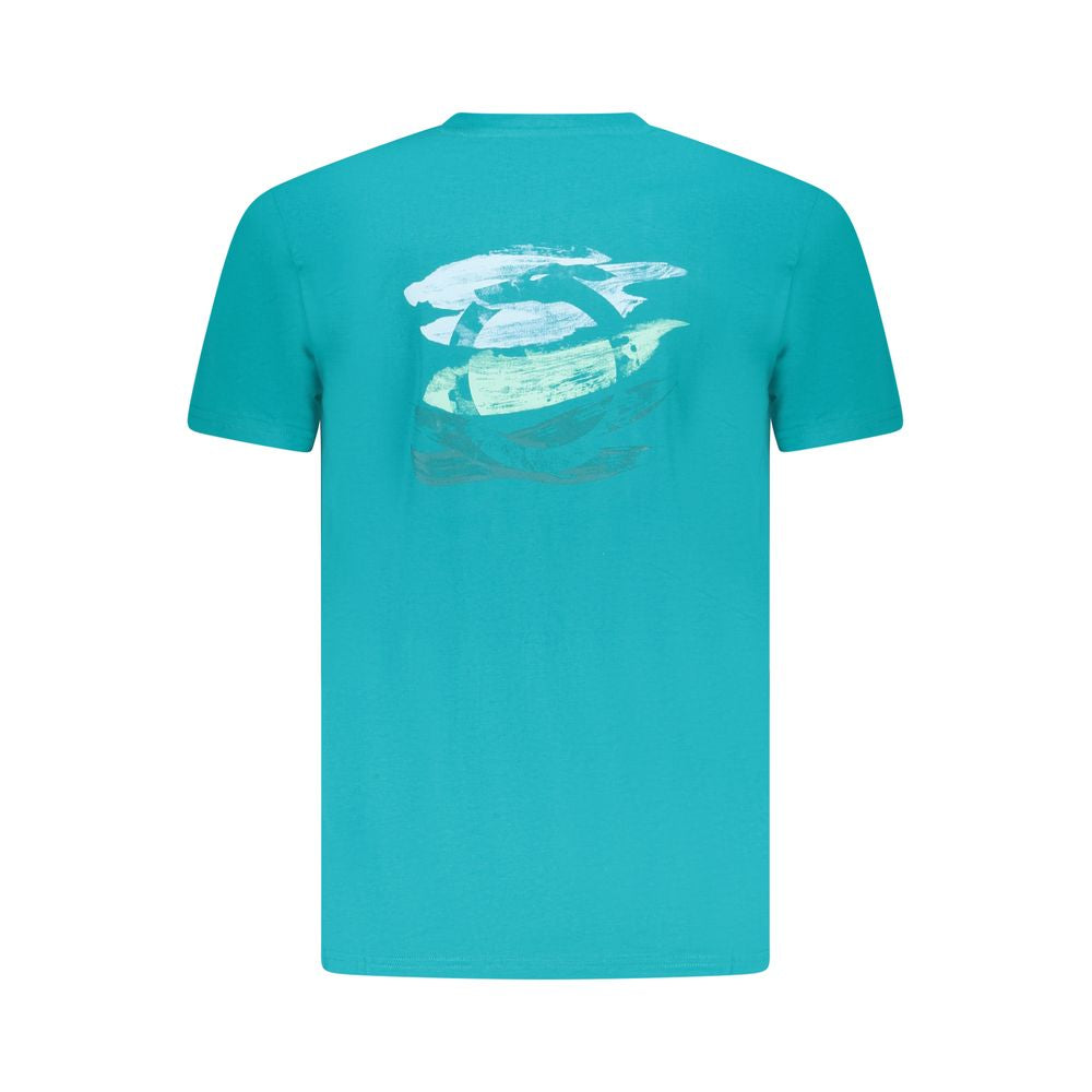 Trussardi Hellblaues Herren-T-Shirt aus Baumwolle