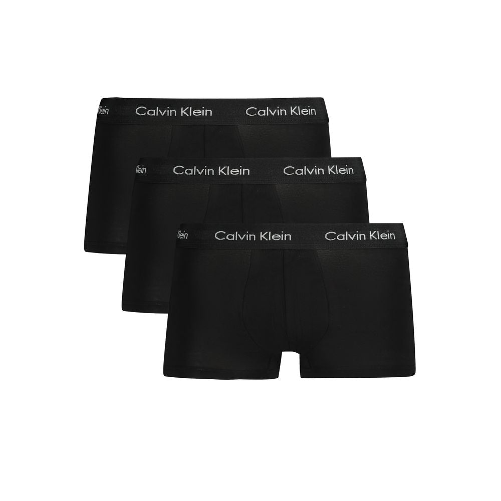 Calvin Klein Herren Boxershorts aus schwarzer Baumwolle