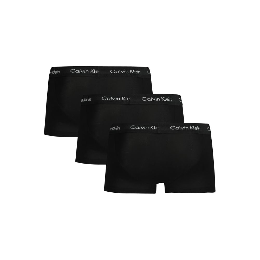 Calvin Klein Herren Boxershorts aus schwarzer Baumwolle