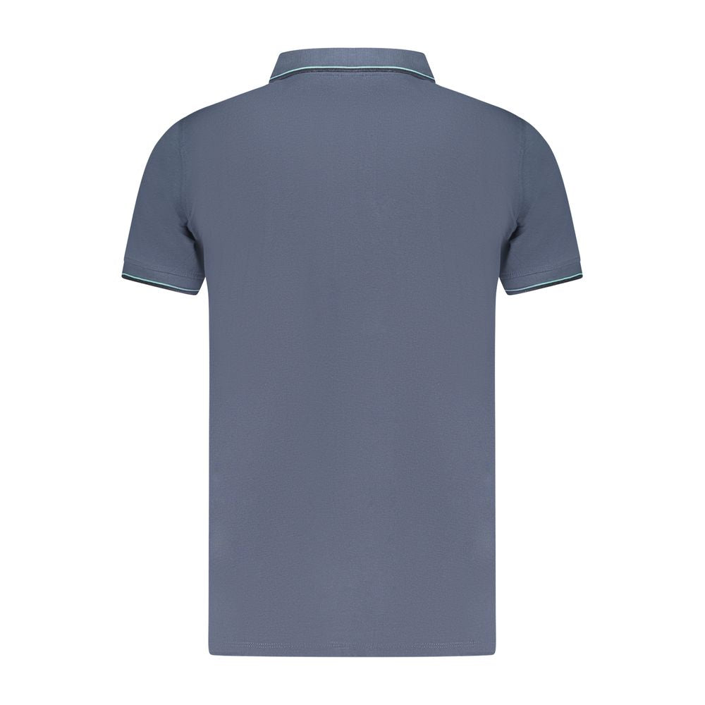 Blaues Poloshirt aus Baumwolle von Norwegen 1963