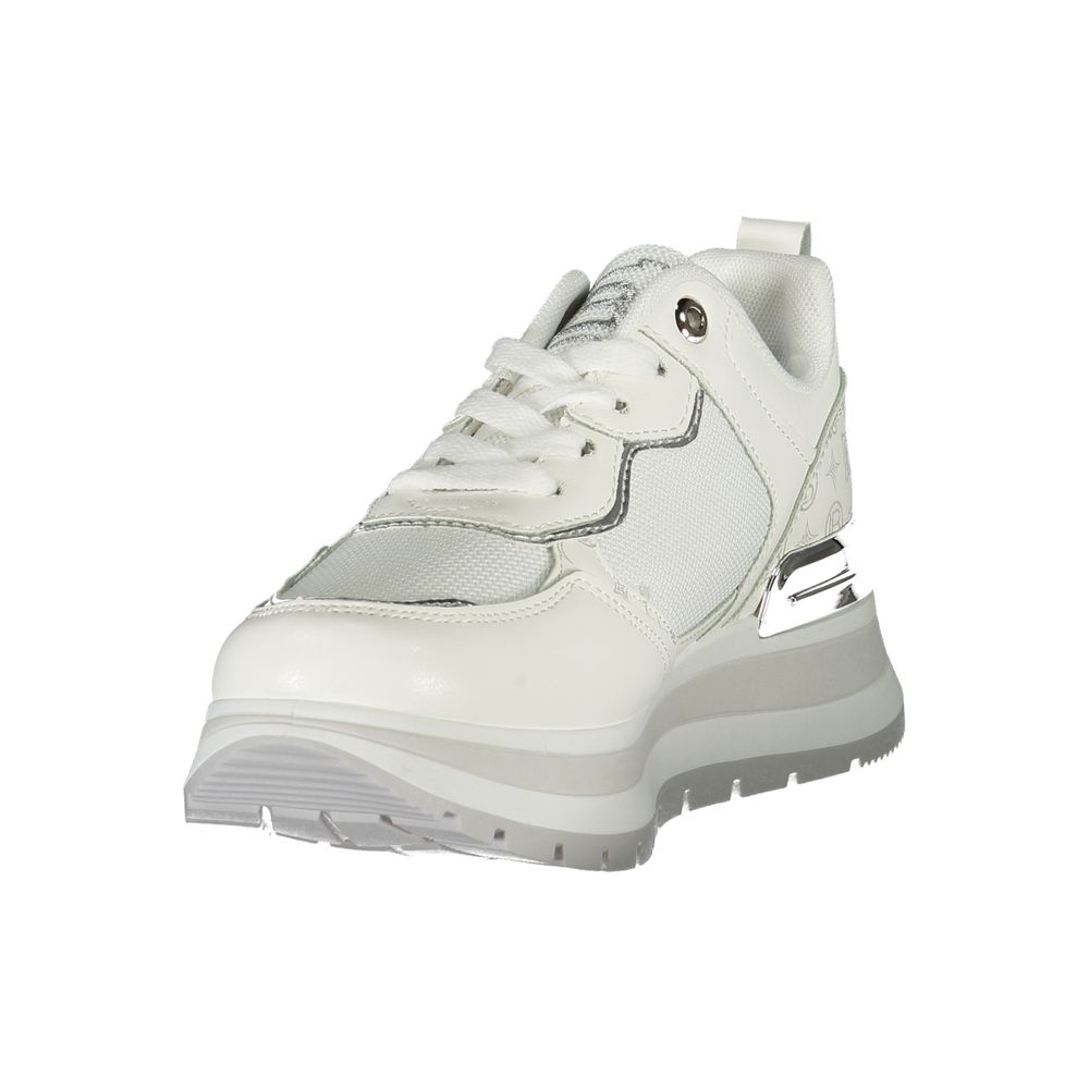 Laura Biagiotti Weiße Polyester Damen Sneaker