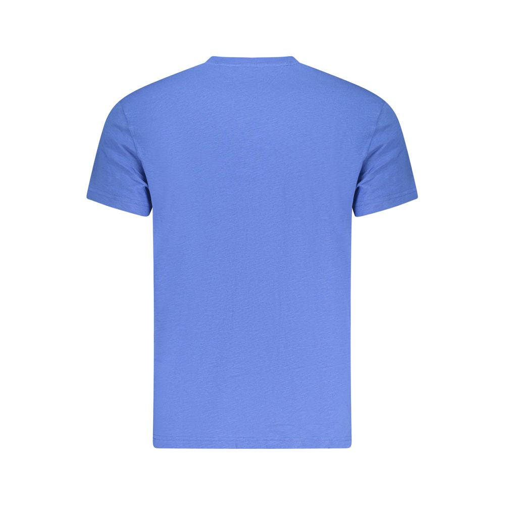 Tommy Hilfiger Herren-T-Shirt aus Baumwolle, Blau