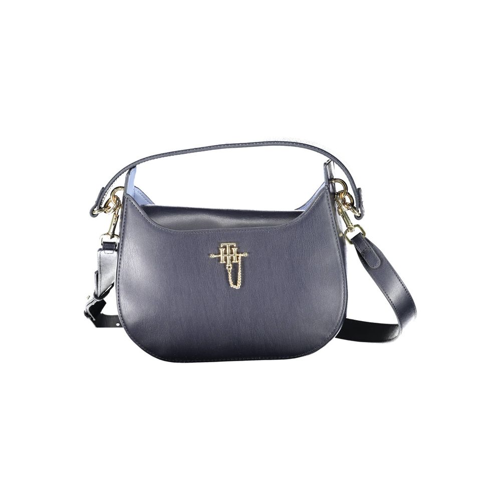 Geantă de mână Tommy Hilfiger albastră din polietilenă