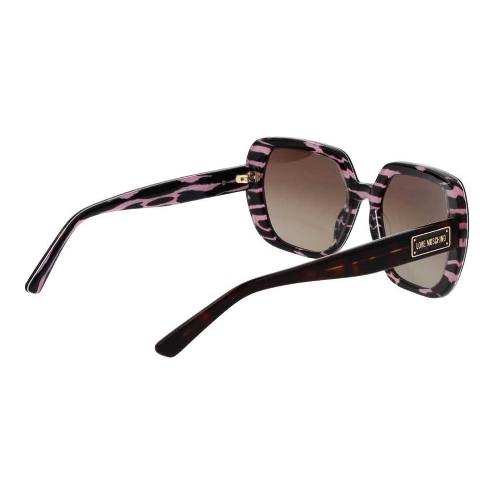Love Moschino Braune Damen-Sonnenbrille