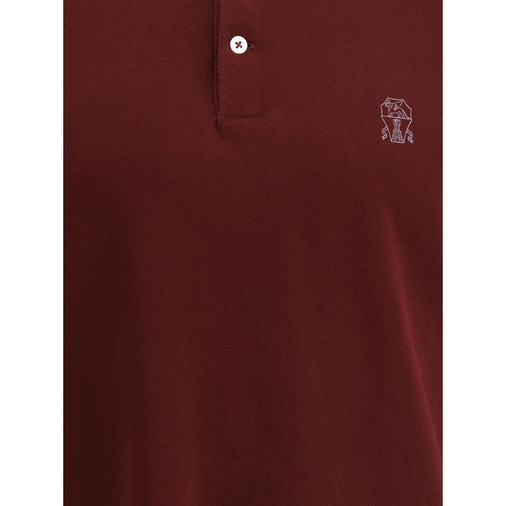Poloshirt mit Logo von Brunello Cucinelli