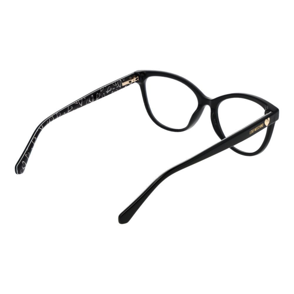 Love Moschino – Schwarze Brillenfassungen für Damen