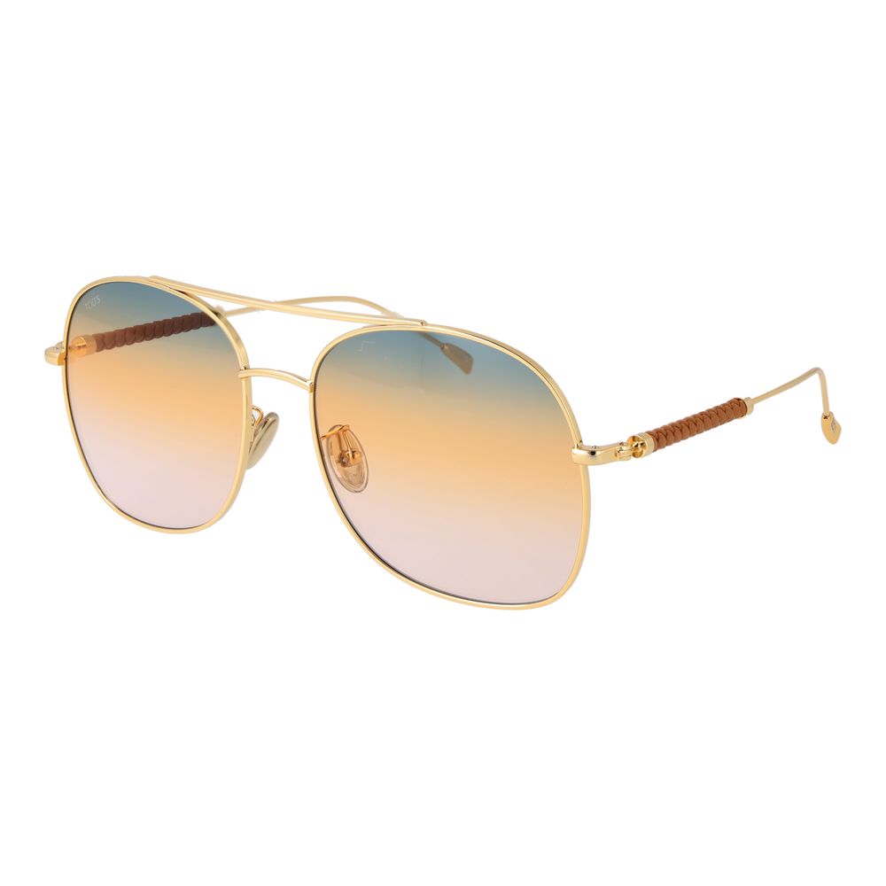 Ochelari de soare Tod's aurii pentru femei