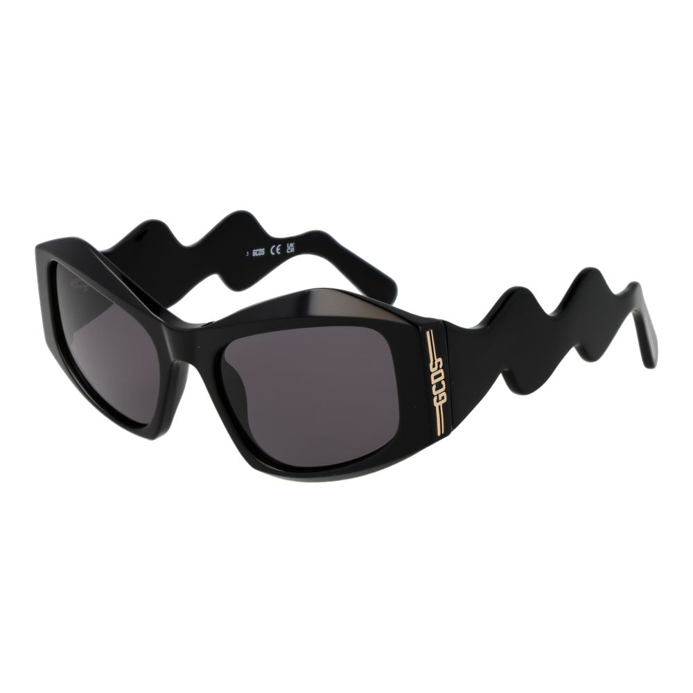 Ochelari de soare unisex negri GCDS
