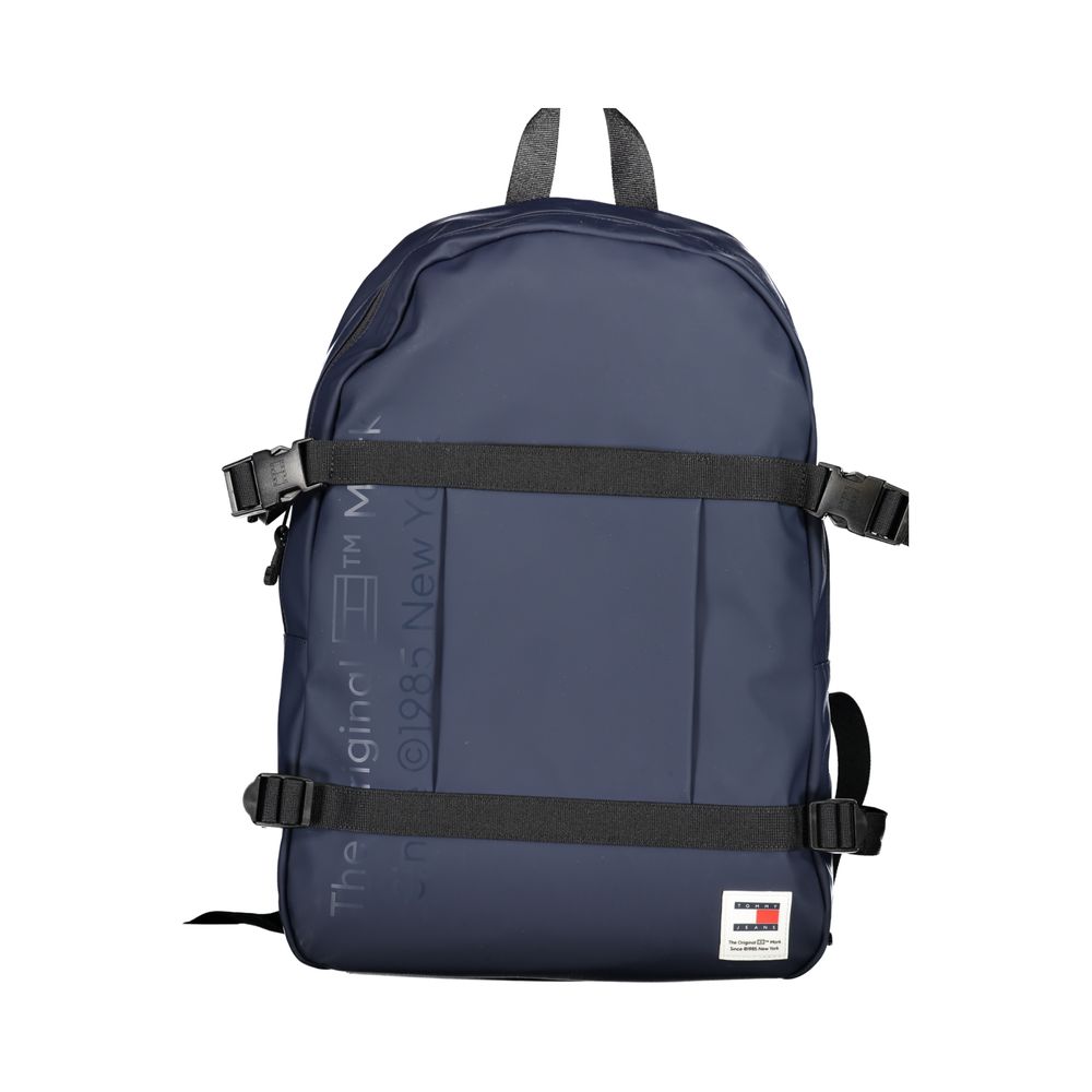 Rucsac Tommy Hilfiger albastru din polietilenă