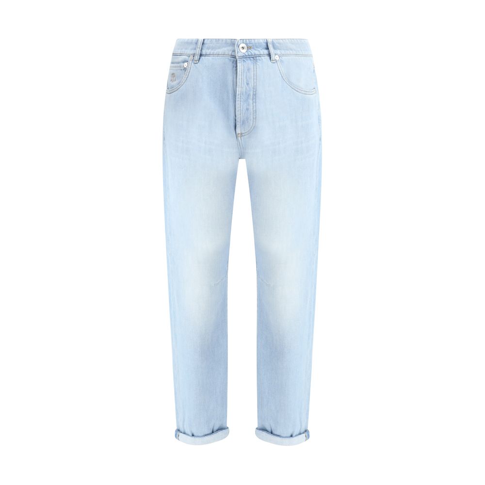 Gerade Jeans von Brunello Cucinelli