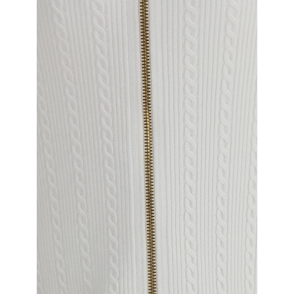Fustă midi tricotată Balmain
