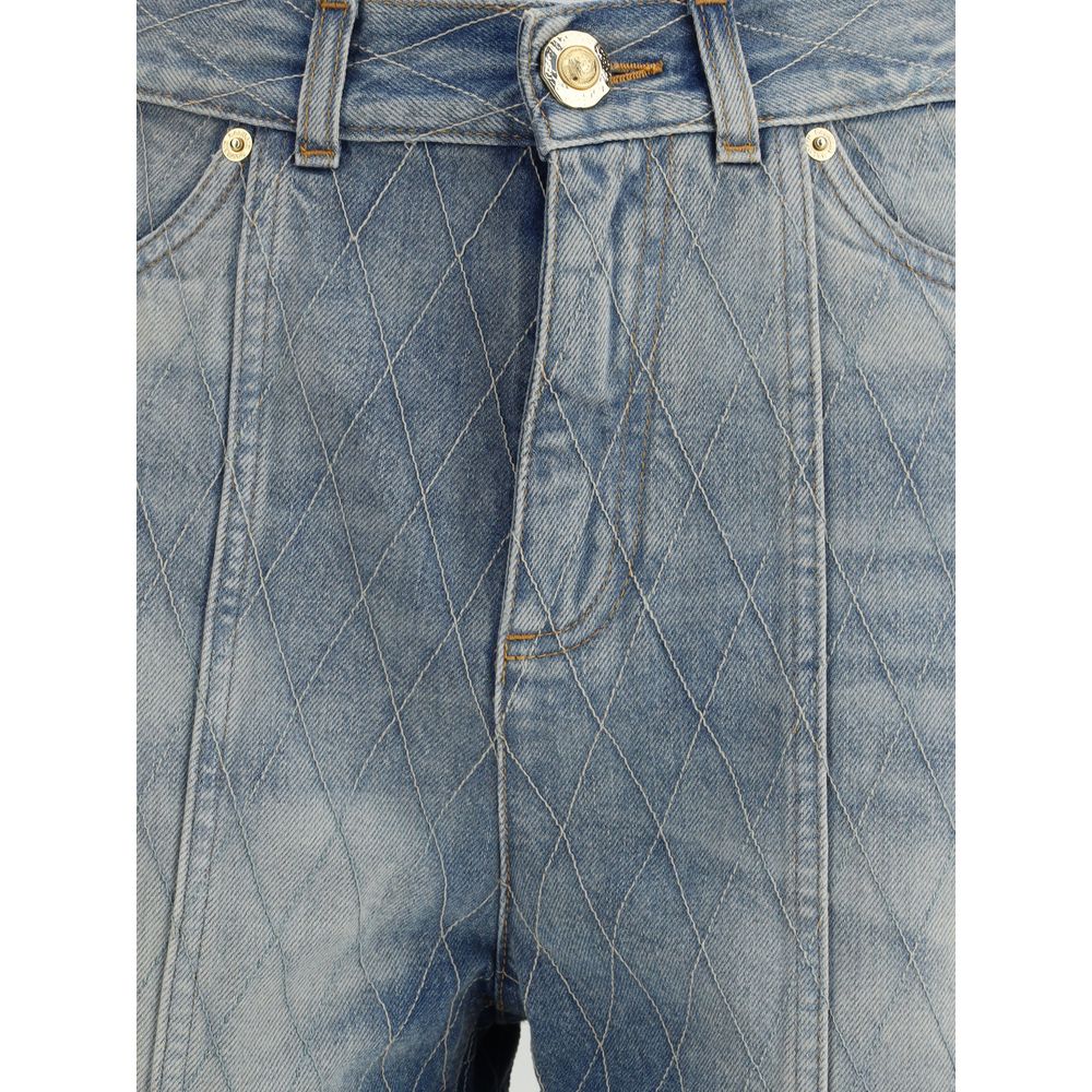 Pantaloni scurți din denim Balmain