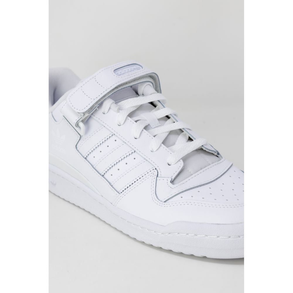 Adidas Pantofi sport din piele albi