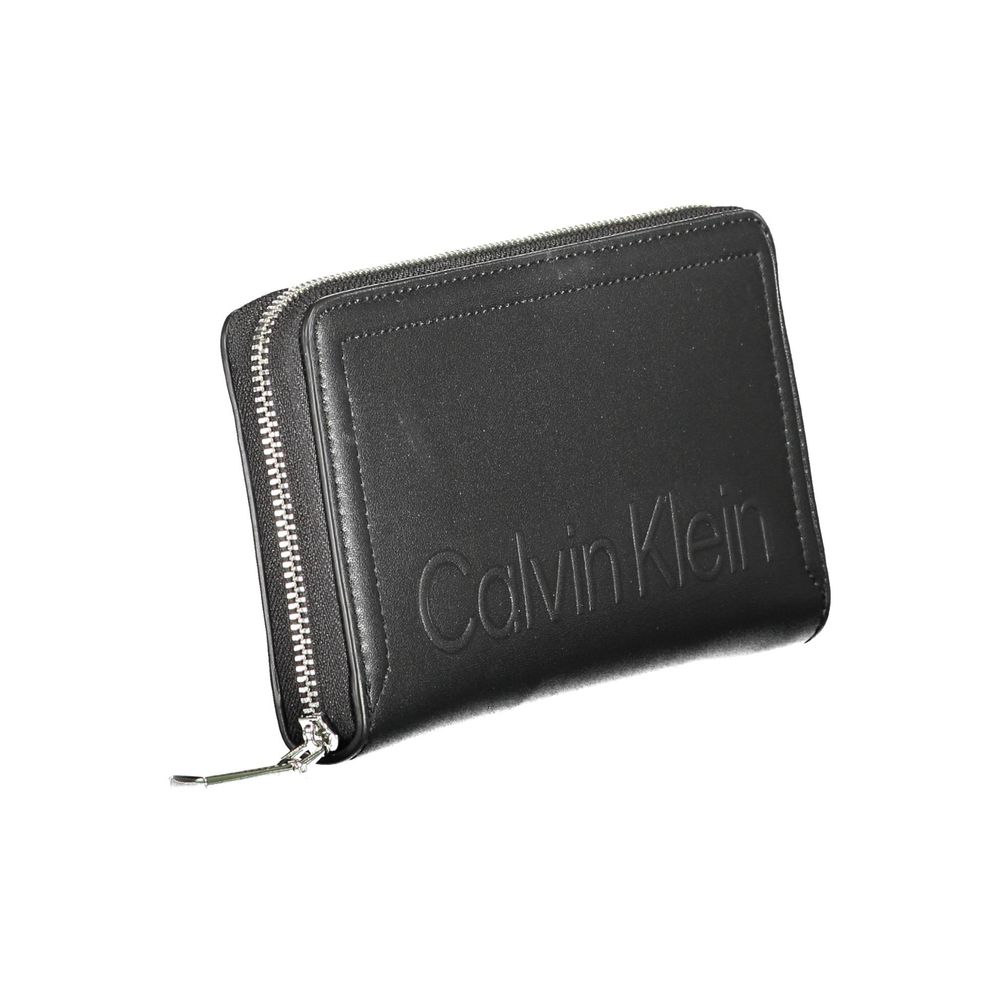 Portofel Calvin Klein negru din polietilenă