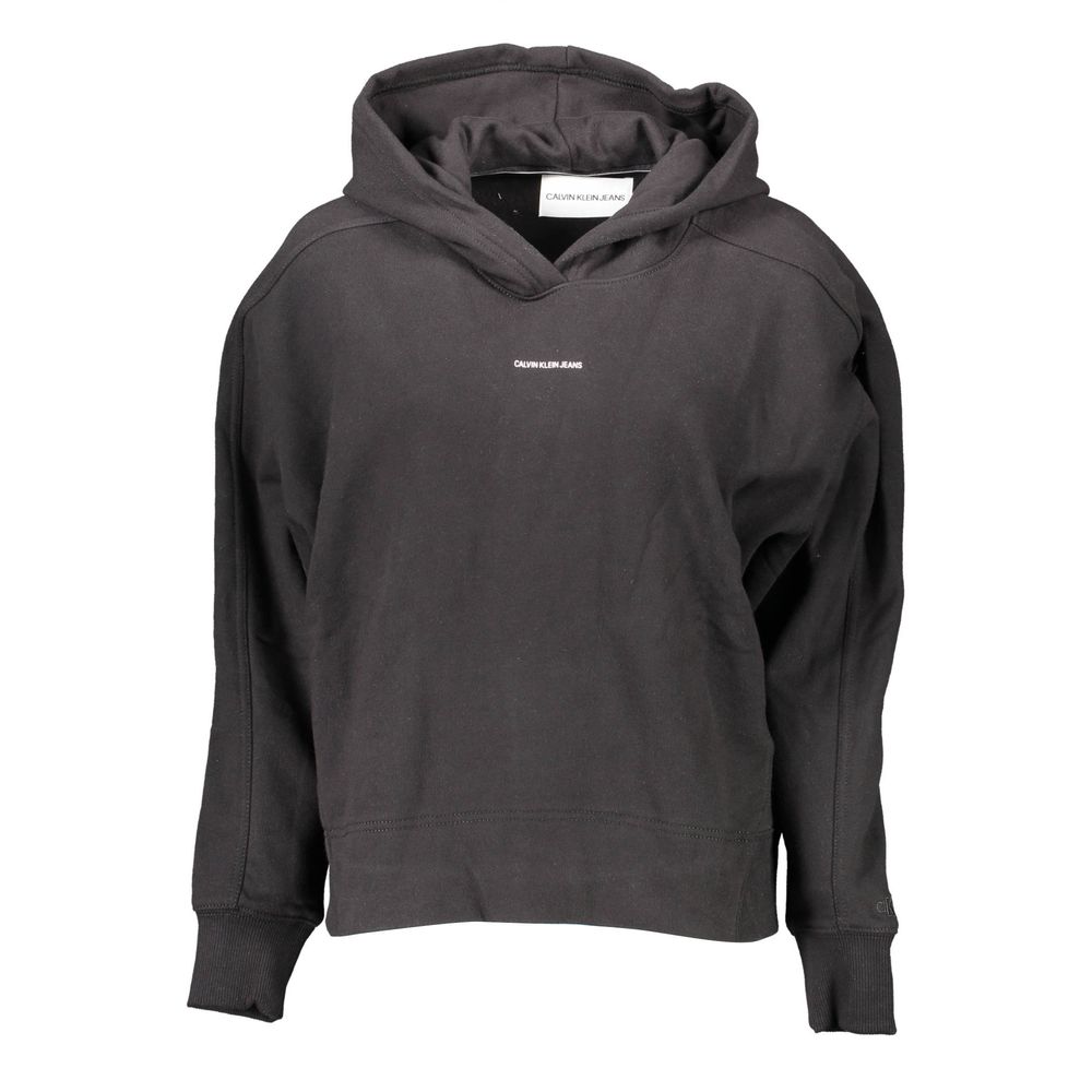 Calvin Klein Damen Pullover aus schwarzer Baumwolle