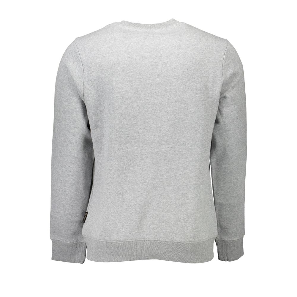Napapijri Herrenpullover aus grauer Baumwolle