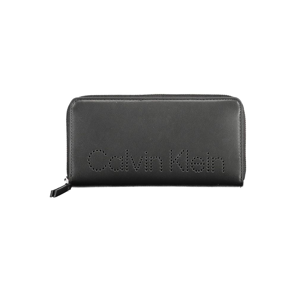 Portofel Calvin Klein negru din polietilenă