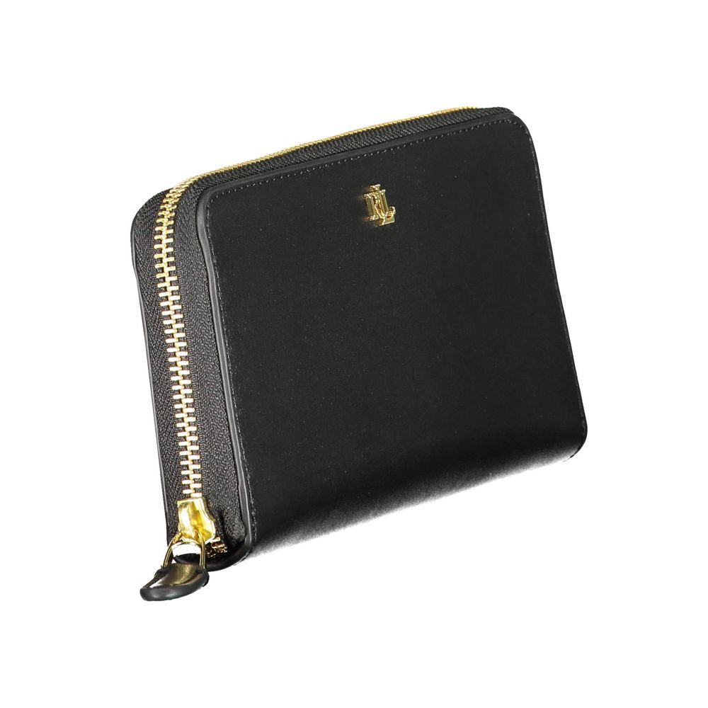 Portofel din piele neagră Ralph Lauren
