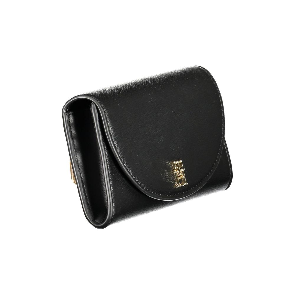 Portofel din polietilenă negru Tommy Hilfiger