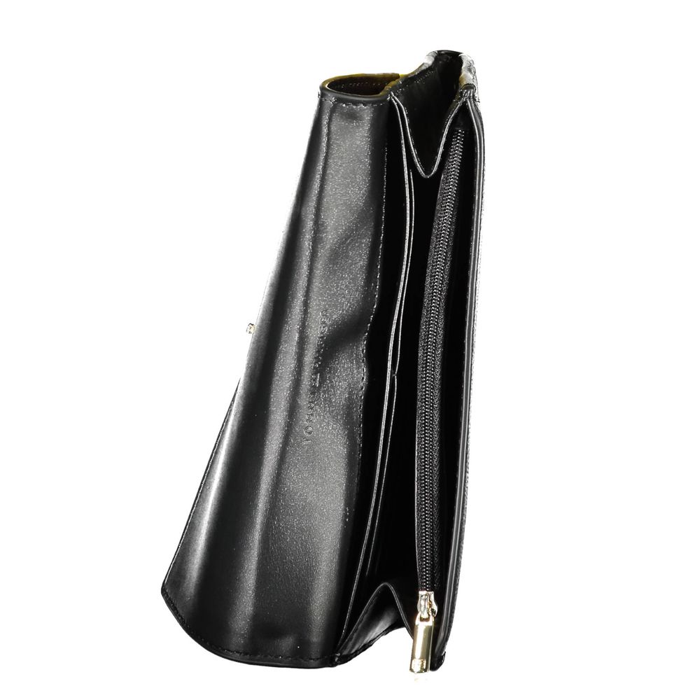 Portofel din polietilenă negru Tommy Hilfiger