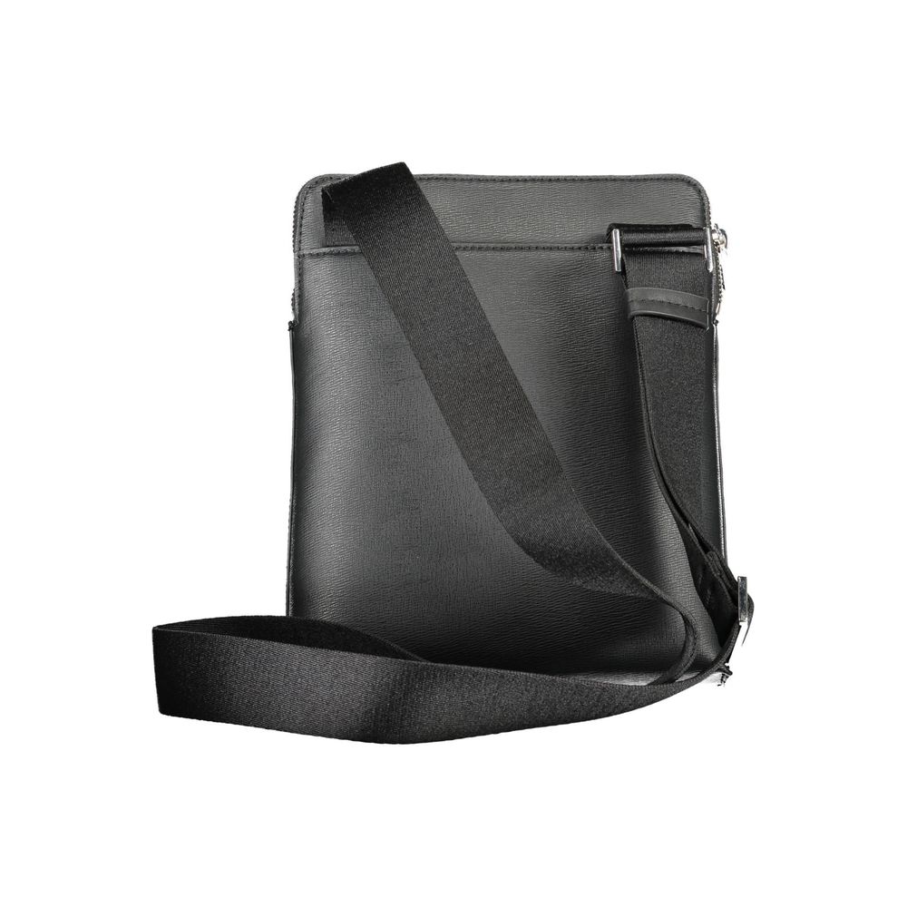 Geantă de umăr Calvin Klein neagră din poliester