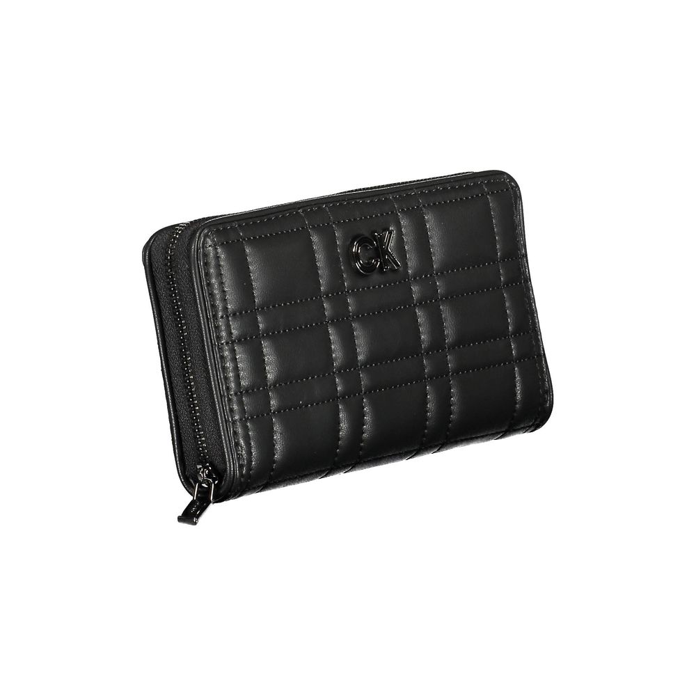 Portofel Calvin Klein negru din poliester