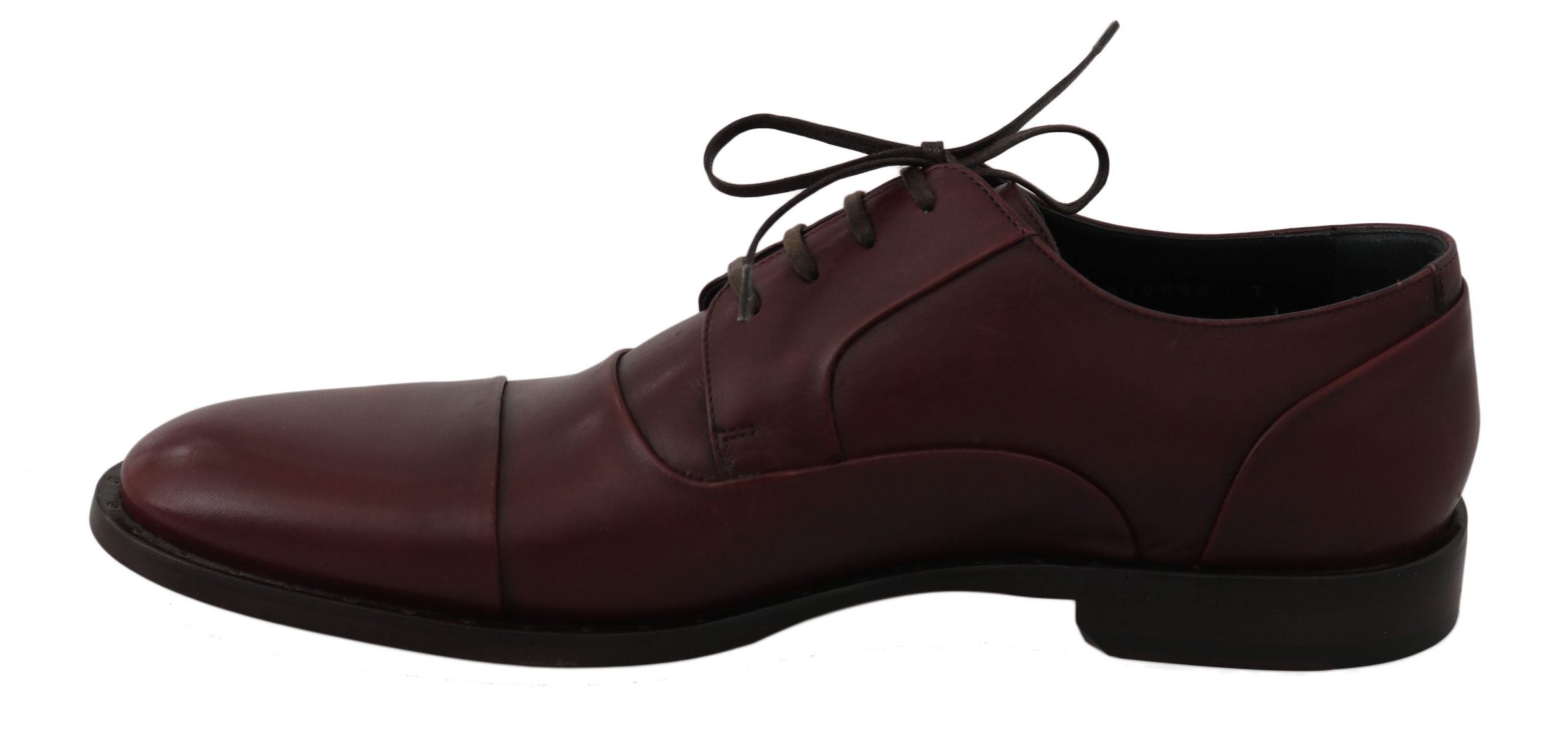 Pantofi eleganți Dolce & Gabbana din piele Bordeaux